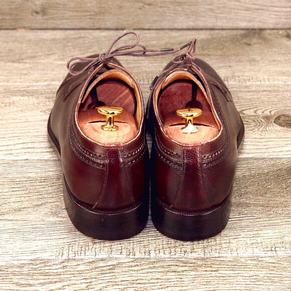 $695 Neiman Marcus GRAVATI Blucher 8.5 M Brown 15434 * add $15 new Cedar Trees main image 9